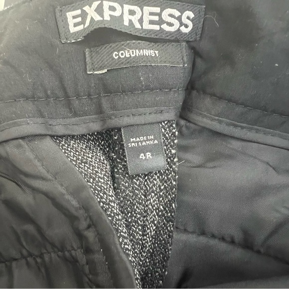 Express Gray Black Columnist Trouser Pants - Picture 7 of 9